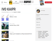 Tablet Screenshot of kaipr.blog.respekt.cz