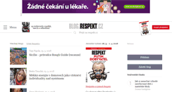 Desktop Screenshot of blog.respekt.cz