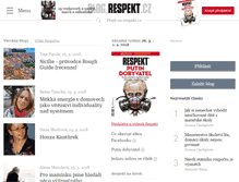 Tablet Screenshot of blog.respekt.cz