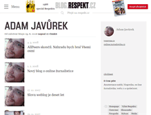 Tablet Screenshot of javurek.blog.respekt.cz