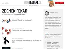 Tablet Screenshot of fekar.blog.respekt.cz